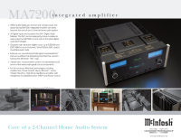 McIntosh MA7200 - Brochure